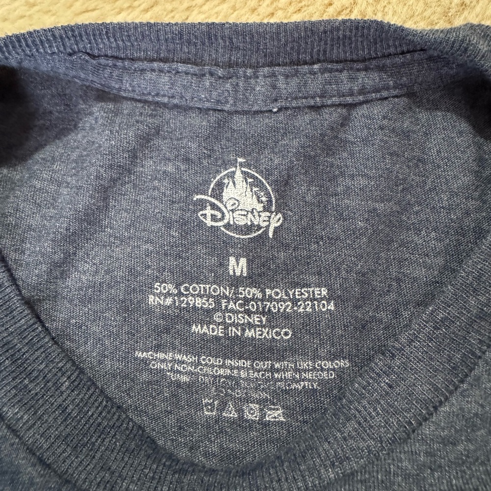 Walt Disney World Walt and Mickey against the castle silhouette tee. Size M - Picture 2 of 3